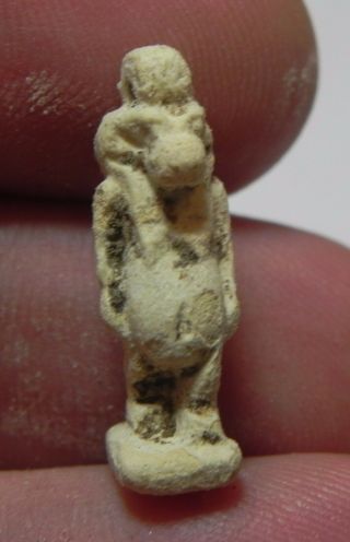 Zurqieh - Af1298 - Ancient Egypt,  Faience Tuaret Amulet.  600 - 300 B.  C