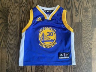 Adidas Steph Curry 30 Golden State Warriors Jersey Youth Toddler 2t