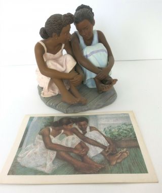 1998 Brenda Joysmith Our Song Sisters And Secrets Figurine 19001 W/ Signed