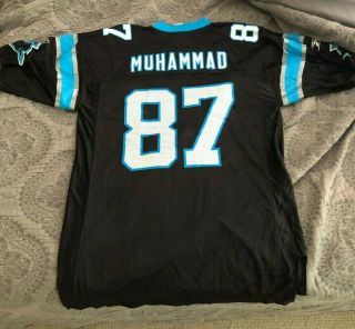 Mushing Muhammad 87 Carolina Panthers Nfl Reebok Black Football Jersey