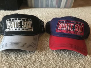 2 Chicago White Sox Snap Back Trucker Hats