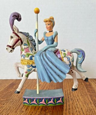 Walt Disney Showcase Cinderella Princess Of Dreams Carousel Horse Jim Shore