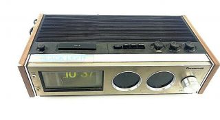 Panasonic Flip Clock Vintage Radio Am Fm Radio Alarm Rc 7462
