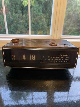 Panasonic Rc - 6030 Flip Clock Radio 1970 Groundhog Day
