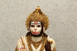 Lord Hanuman Statue,  Hindu Monkey God of Devotion,  Celibacy Lord Rama Indian God 3