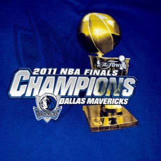 Dallas Mavericks 2011 Nba Finals Champions T - Shirt By Jerzees Size 2xl Blue