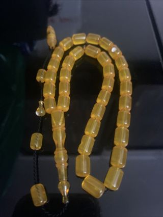 German Amber Faturan Misbaha Tesbih Rosary Prayer Beads Islamic Kehribar Tasbih 2