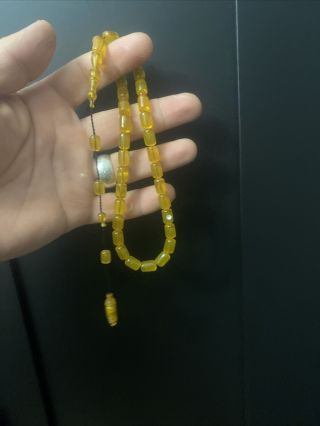 German Amber Faturan Misbaha Tesbih Rosary Prayer Beads Islamic Kehribar Tasbih 3