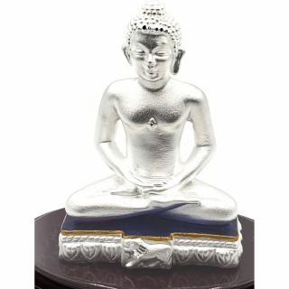 999 Pure Silver Mahavir Ji Idol / Statue / Murti (figurine 01)