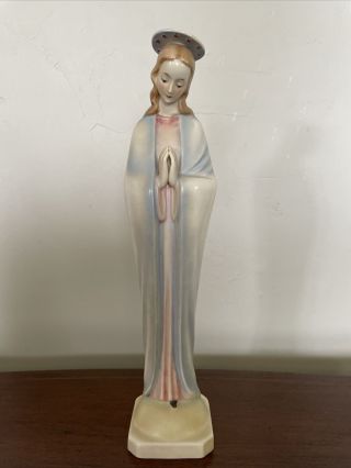 GOEBEL M I HUMMEL PRAYING MADONNA BLESSED MOTHER VIRGIN MARY FIGURINE 11 inches 2