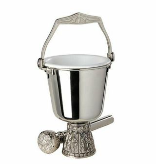 Church Supplies Last Supper Holy Water Pot With Sprinkler