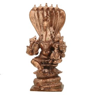Copper Hayagriva Statue Lord Vishnu Figurine For Home Idol Krishna Deity Gift