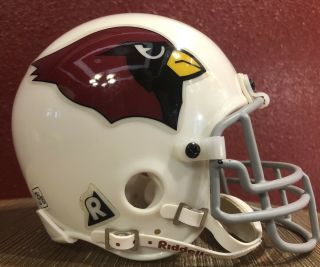 Nfl Throwback Arizona Cardinals Riddell Mini Football Helmet & Facemask
