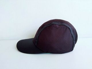 Vintage NIKE 4 Panel Black Cap Hat Mesh Air Cool Adjustable 3