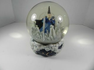 The San Francisco Music Box Co 1992 Crystal Visions Merlin Snow Water Globe