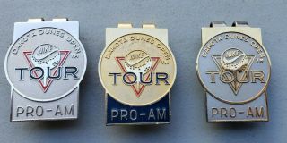 3 Dakota Dunes Open Pga Nike Golf Tour Pro - Am Money Clips Nike Pak South Dakota