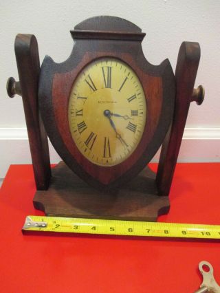Antique - - Rare - - Seth Thomas - - Swinging - - Wooden Frame - - Clock - - -