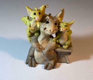 Vintage Whimsical World Of Pocket Dragons Friends 1990 Real Musgrave Figurine