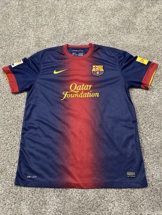 Nike Fc Barcelona Messi Jersey Size L