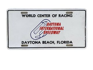 Daytona International Speedway World Center Of Racing Daytona,  Fl License Plate