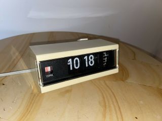 Copal 227 Flip Clock Alarm,  Vintage,  Space Age
