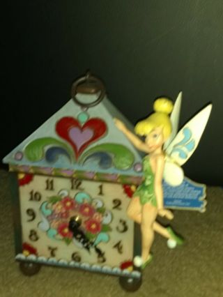 Disney Traditions Magical Time For All Tinkerbell Clock (Rare) Peter Pan 2