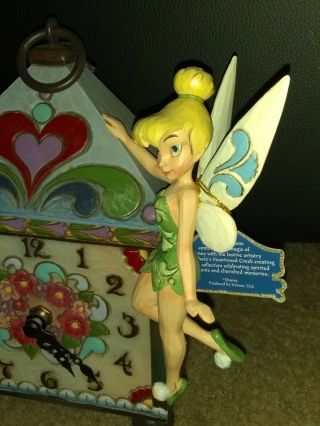 Disney Traditions Magical Time For All Tinkerbell Clock (Rare) Peter Pan 3