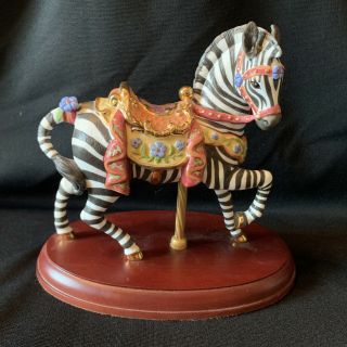 Vintage Lenox Carousel Zebra Collectible Horse Collectible 2006 Euc