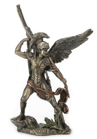 9.  5 " Archangel Uriel Statue Sculpture Figure Figurine Angel Saint