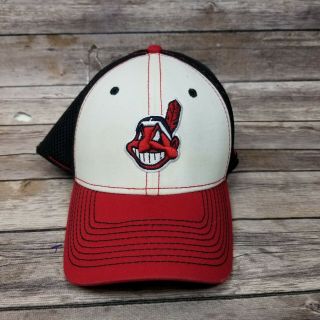 Vintage Cleveland Indians Chief Wahoo Era Fitted Hat Size Large - Xl