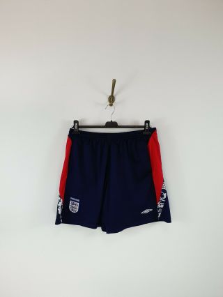 Vintage Umbro England Football Soccer Shorts Men Size: Xl