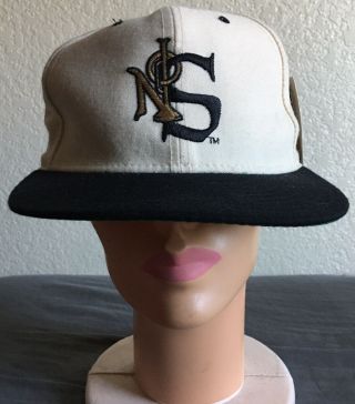 Vintage Orleans Saints Era 5950 Fitted Hat Size 7 3/8 Wool Stained
