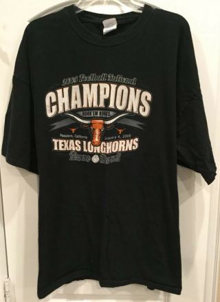 Texas Longhorns “2005 National Champions Rose Bowl” T - Shirt Adult 2xl