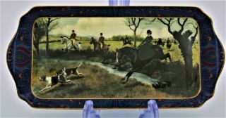 Ralph Lauren Wedgwood Berkshire Hunt Vintage Rectangular Tray 11 1/2 "