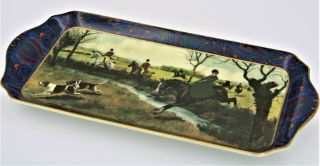 Ralph Lauren Wedgwood Berkshire Hunt Vintage Rectangular Tray 11 1/2 
