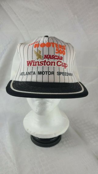 Vintage 1992 Nascar Winston Cup Hooters 500 Usa Trucker Hat Mesh Cap Racing