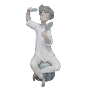 Lladro Figurine 1081 Ln Box Girl With Brush