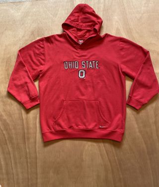 Vintage Nike Ohio State Buckeyes Sweatshirt Hoodie Mens Large