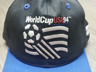 VTG 1994 World Cup USA Twins Enterprises Snapback Soccer Hat Cap Vintage 2