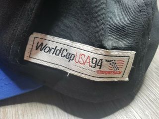 VTG 1994 World Cup USA Twins Enterprises Snapback Soccer Hat Cap Vintage 3