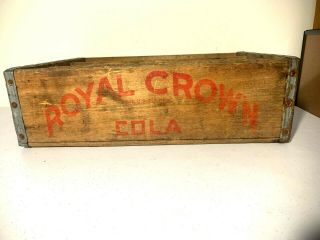 Vintage Royal Crown Cola Soda Bottle Crate Box Royal Crown Cola Allentown Pa