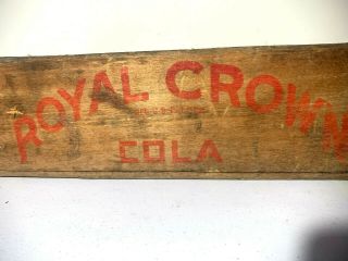VINTAGE ROYAL CROWN COLA SODA BOTTLE CRATE BOX ROYAL CROWN COLA ALLENTOWN PA 3