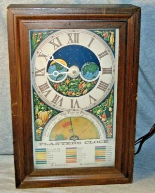Vintage Fairfield Mechtronics Model 4 Electric Planters Clock &
