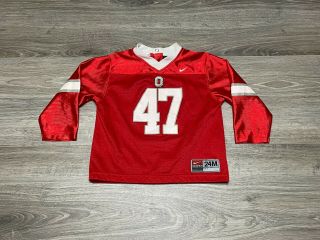 Baby Vintage Nike Ohio State Buckeyes 47 College Football Jersey Size 24 Months