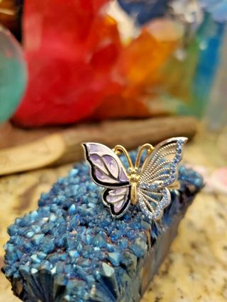 Rare Faerie Portal Cleansing Magic & Siren Allure Butterfly Ring Of Wishes