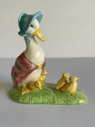 Beswick Beatrix Potter Jemima And Her Ducklings Figurine Bp10a F.  Warne & Co
