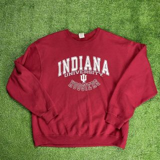 Vintage Indiana State Hoosiers Football Ncaa Crewneck Sweatshirt Size Xl