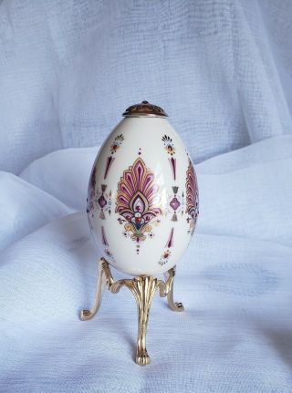 Lenox China Treasures Jeweled Ruby Egg 1995