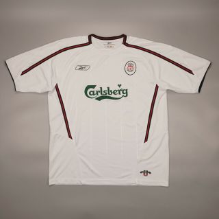 Liverpool 2003 2004 2005 Away Football Soccer Shirt Jersey Camiseta Kit Reebok