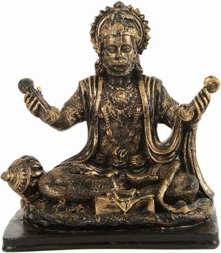 Lord Hanuman Statue Idol Figurine Indian God Idol For Temple Table 27 Cm X 10 Cm